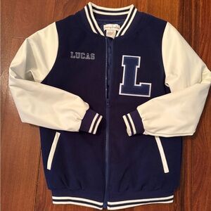 Chasing Fireflies Boys Varsity Jacket-Letter L-monogrammed LUCAS new w/out tags